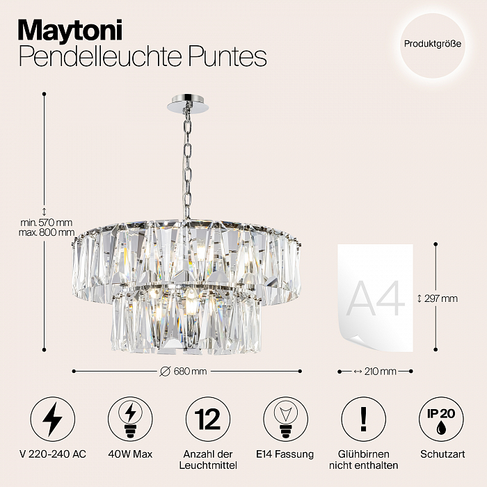 Светильник Maytoni MOD043PL-12CH
